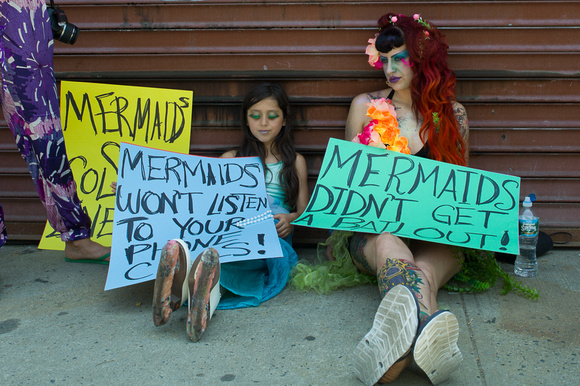 Mermaids Protest